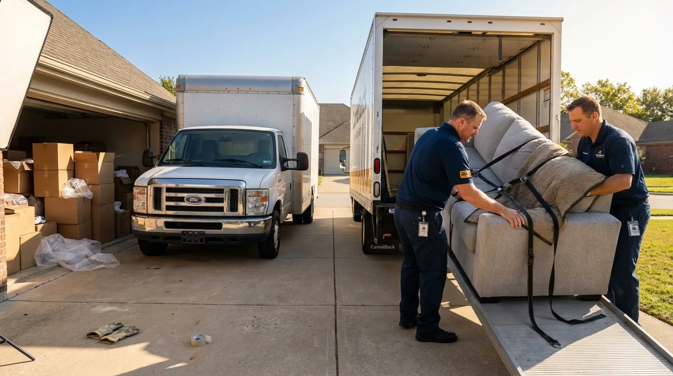 DIY truck vs professional crew comparison in Woodland Hills