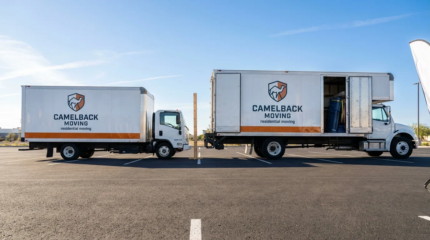 Moving truck size capacity guide in Woodland Hills